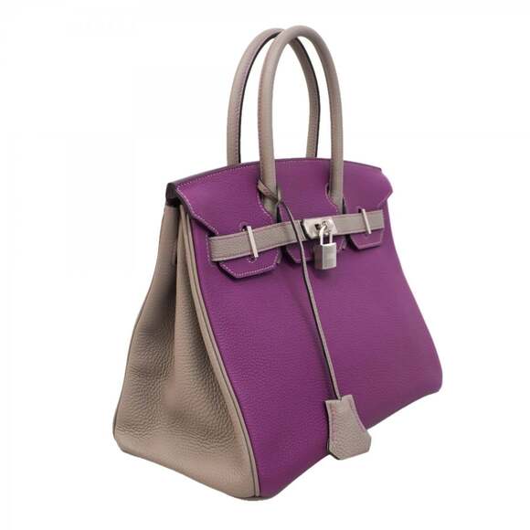 Hermes Hermès Birkin 30 Togo Anemone Asphalt Handbag with Z Stamp, SPO Women's - Picture 2 of 13